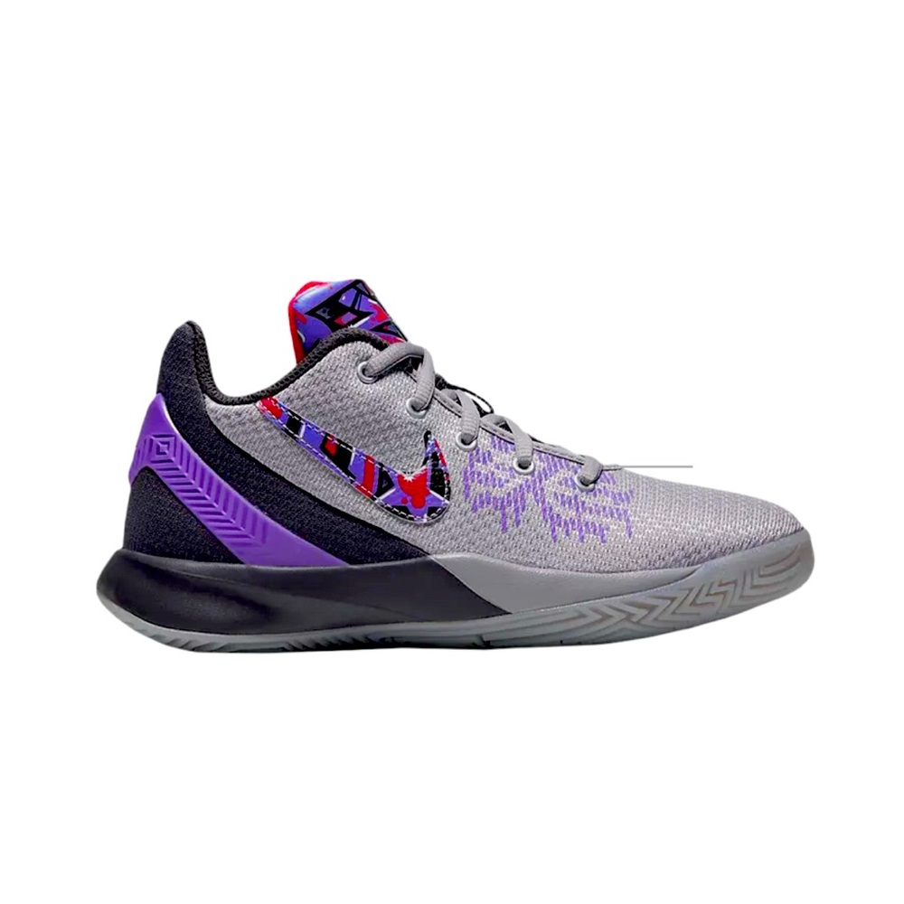 Nike Kyrie Flytrap 2 GS Grey Violet Basketball Sneakers 6 Youth